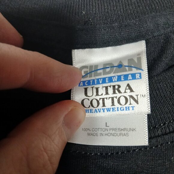 Vintage Y2K 2004 Bike Week No Name Saloon Edgewater, FL pocketed black T-shirt L - Picture 5 of 8